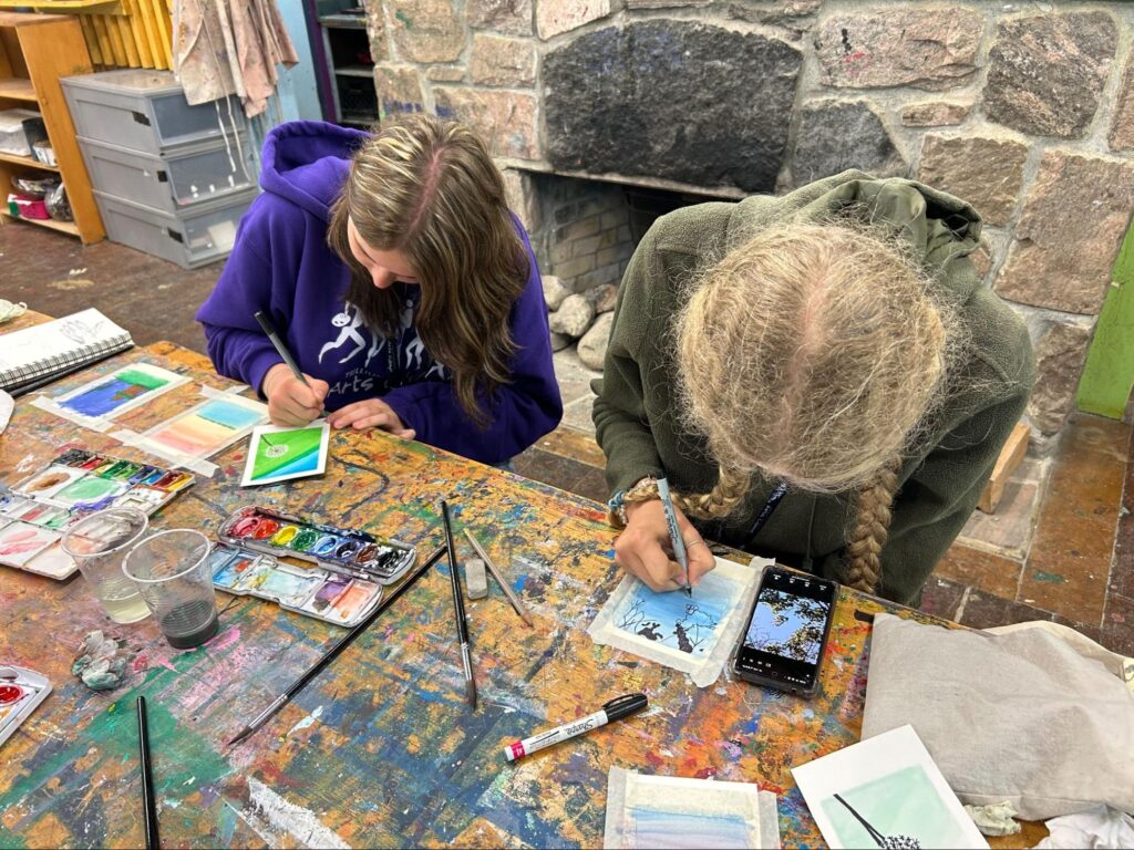 The arts camp was a success!