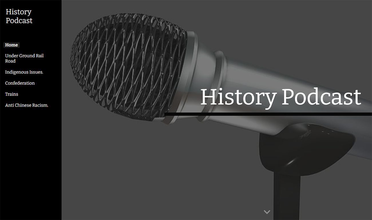 history podcast header