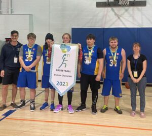 Huntsville High School basketball team competes at the Special Olympics Ontario School Championships