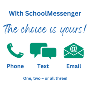 SchoolMessenger - set your preferences