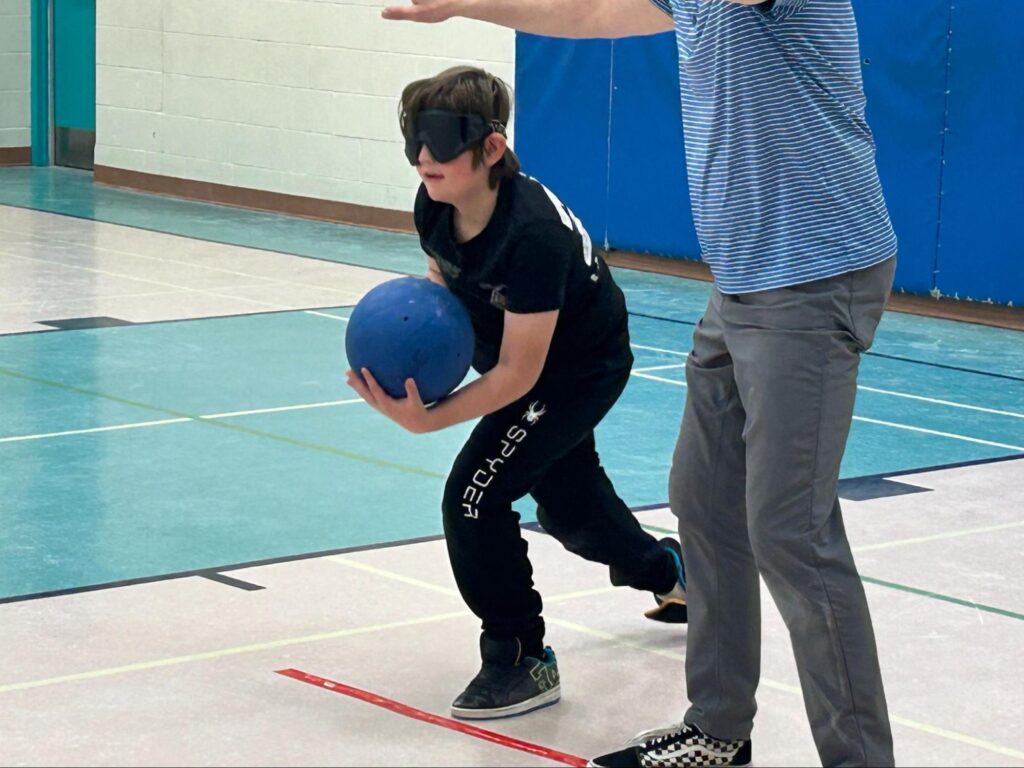 Ridgewood Public School students learn about Goalball