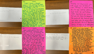 Muskoka students write letters to mental health community partners