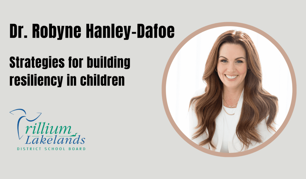 Upcoming presentation: building resiliency in children