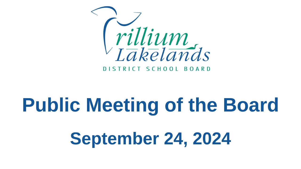 September 24, 2024 Public Meeting of the Board