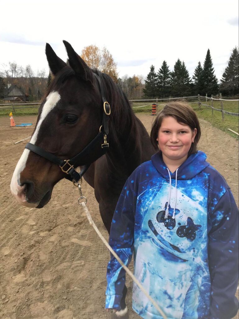 Irwin Memorial Public School students take part in an Equine Assisted Learning Program