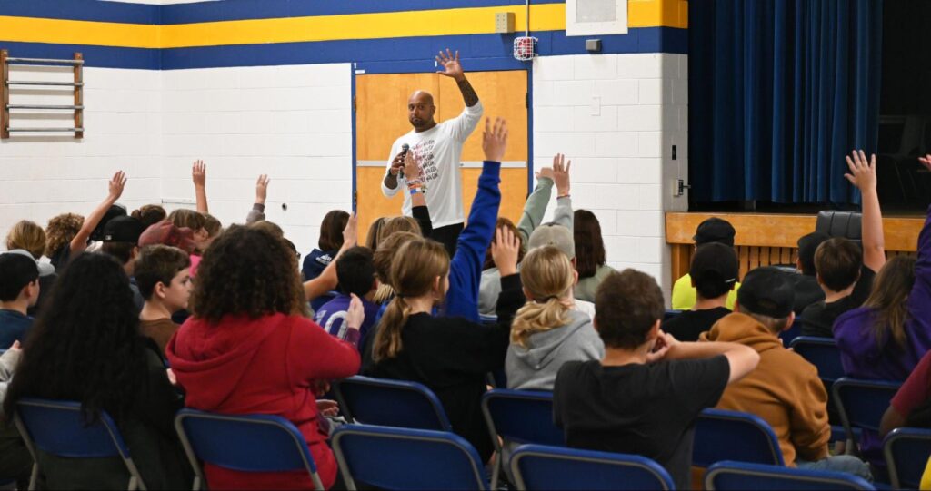 Mariposa Elementary School students learn about the evolution of the word “racism” through a presentation aimed at promoting inclusivity