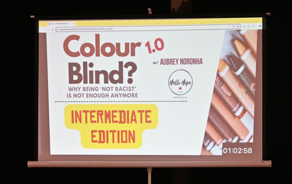Mariposa Elementary School students learn about the evolution of the word “racism” through a presentation aimed at promoting inclusivity