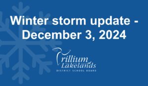Winter storm update December 3, at 6