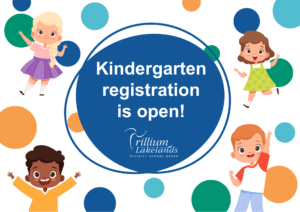 Kindergarten registration website graphic 2025