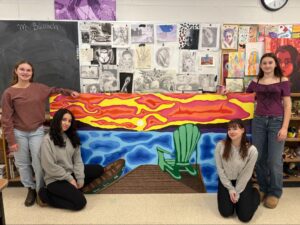 Gravenhurst High School student art on display at local grocery store