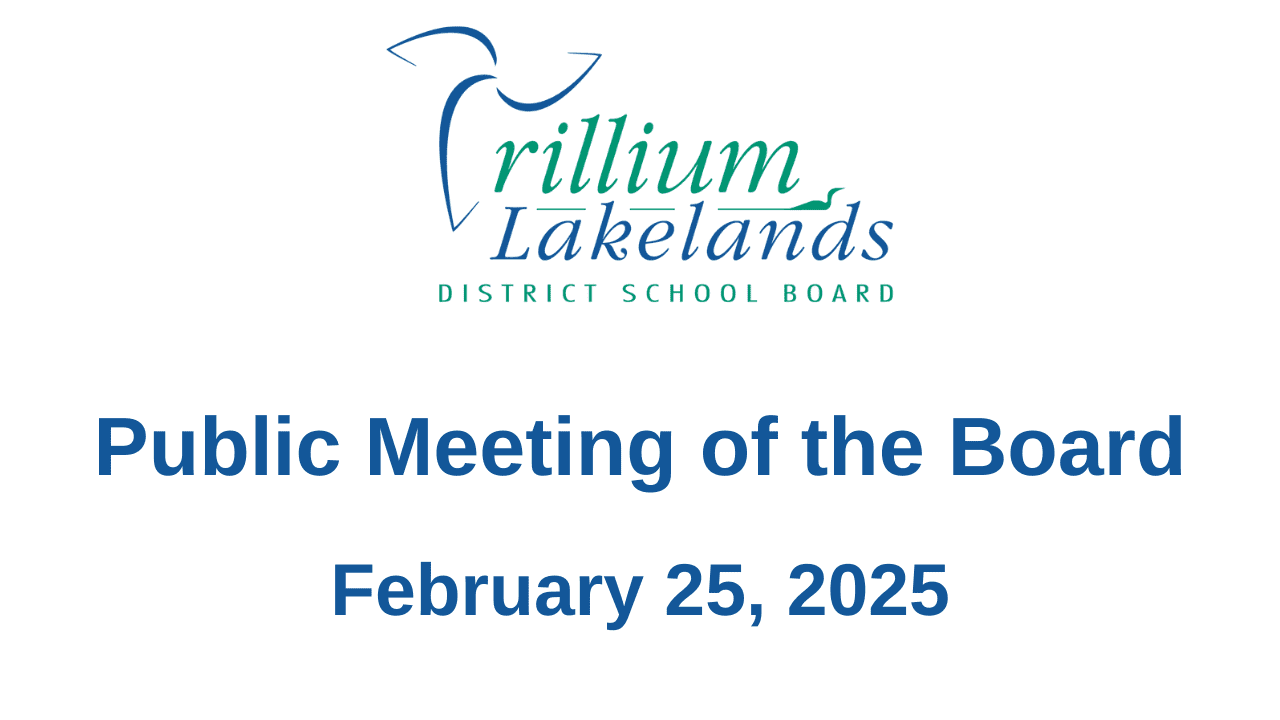 February 25, 2025 Public Meeting of the Board