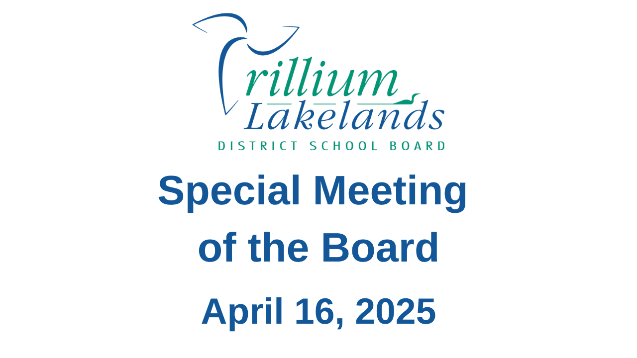 April 16, 2025 Special Meeting of the Board