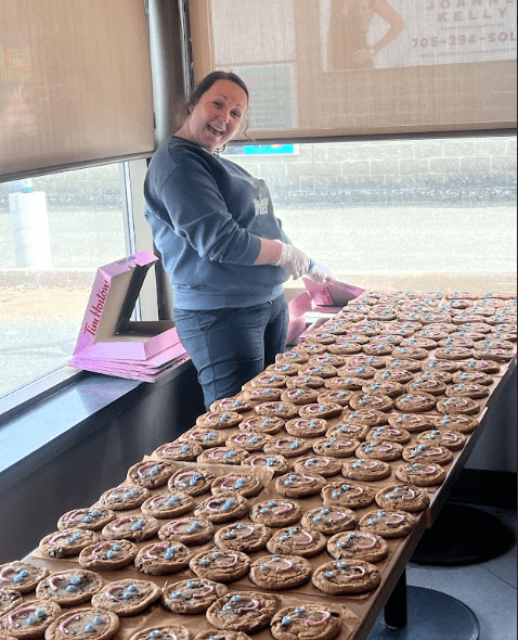 Huntsville and Gravenhurst Tim Horton's support area schools through the Smile Cookie Campaign