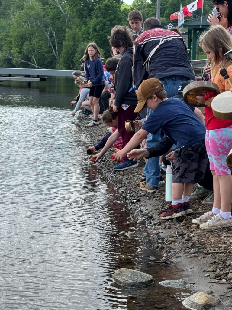V.K. Greer Memorial Public School takes part in a Water Walk