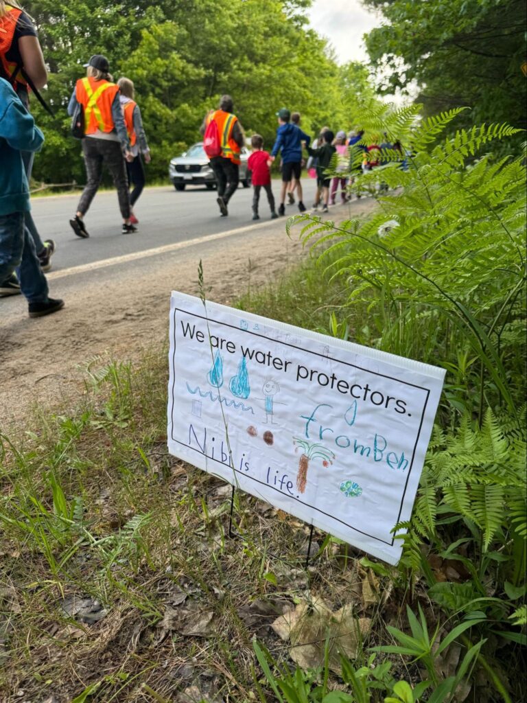V.K. Greer Memorial Public School takes part in a Water Walk