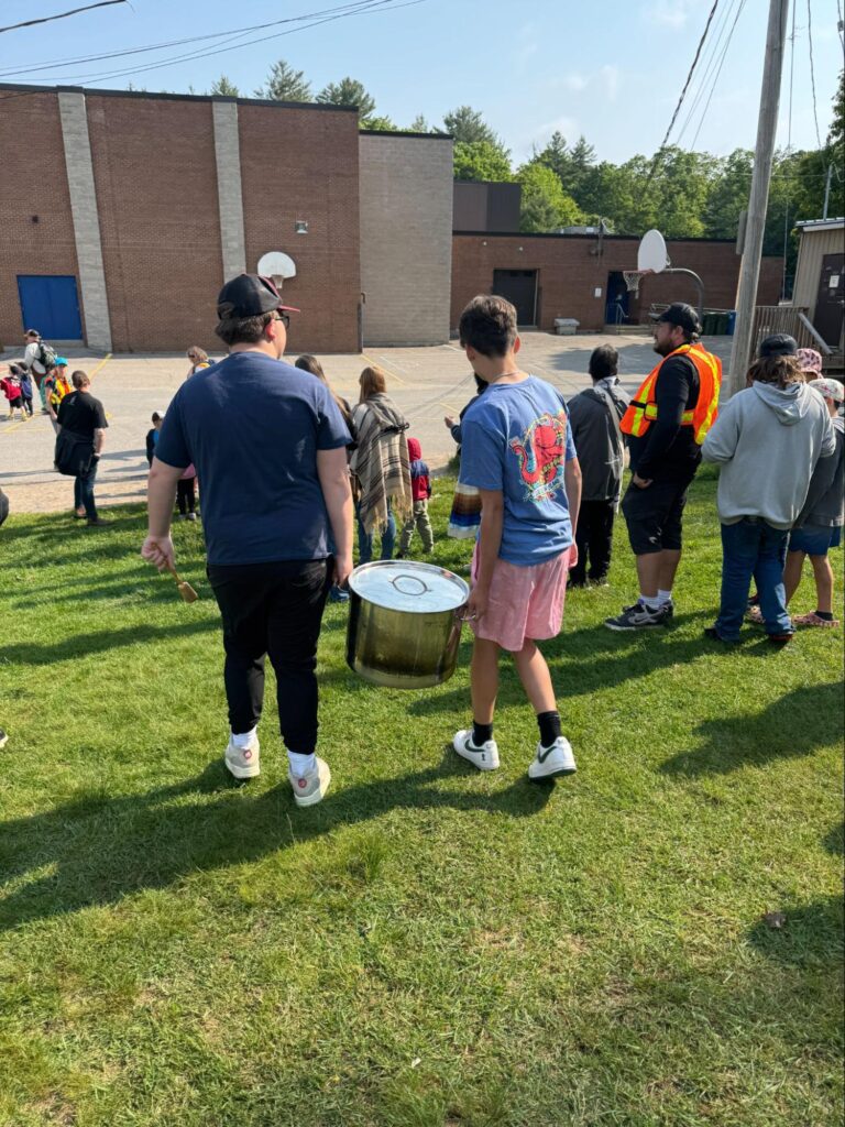 V.K. Greer Memorial Public School takes part in a Water Walk