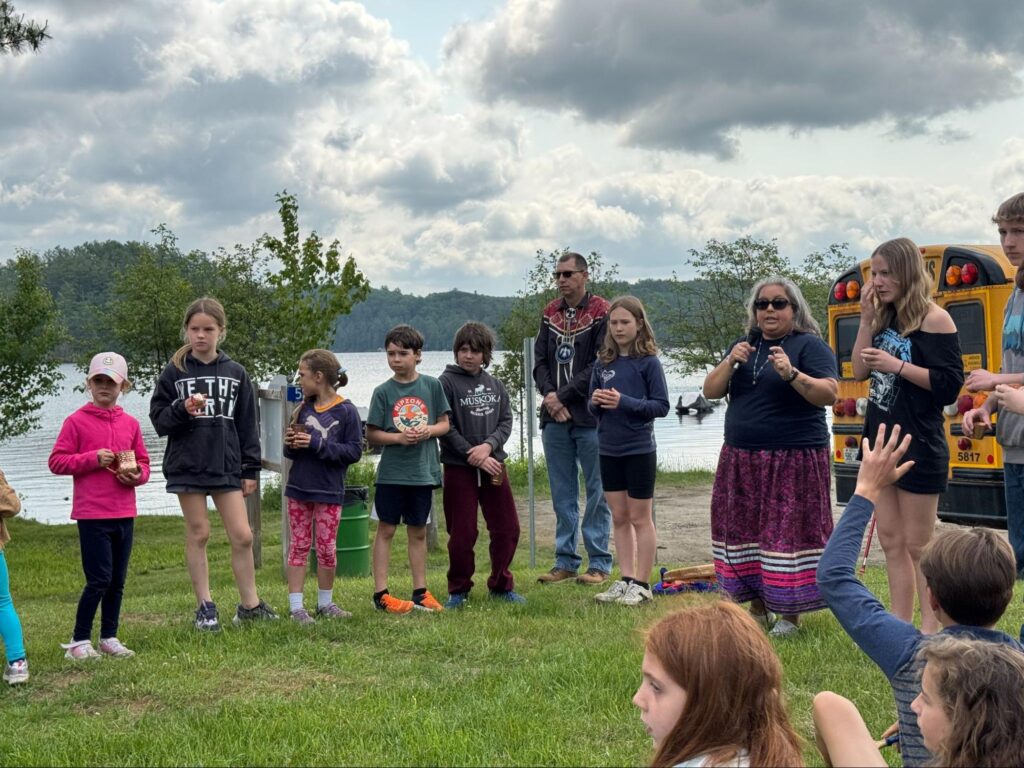 V.K. Greer Memorial Public School takes part in a Water Walk