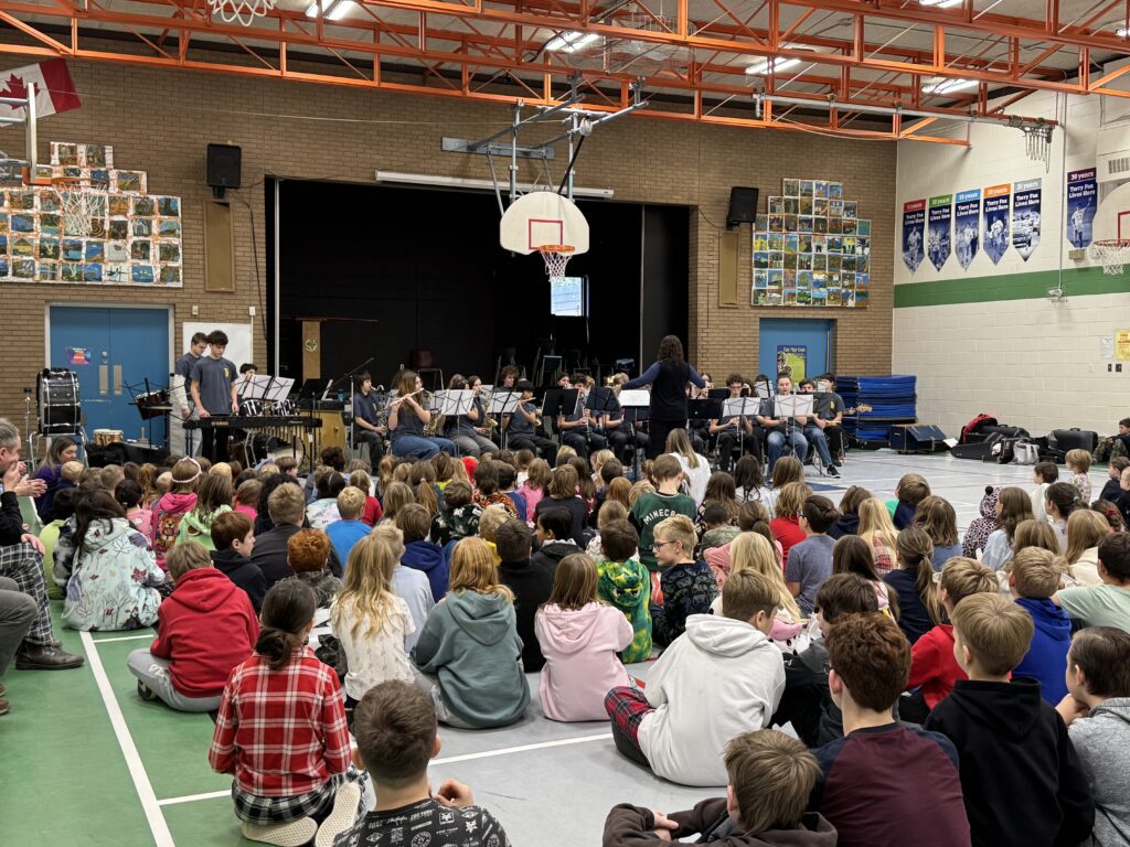 Huntsville High School Band connects with local elementary schools