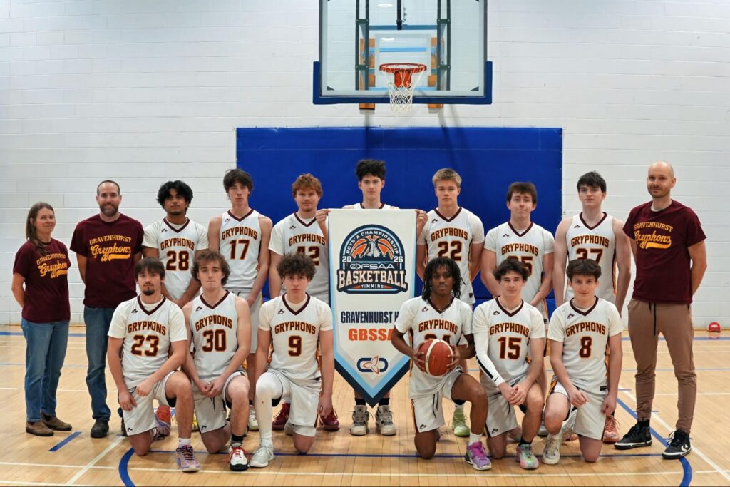 Gravenhurst High School Senior Boys Basketball Team 2026